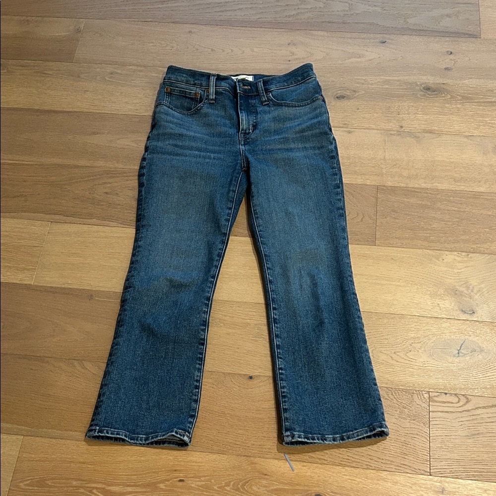 Madewell Women's Straight Leg Jeans in Dark Blue